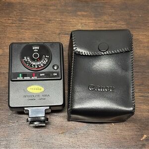 Canon Speedlite 155A Flash with Black Case